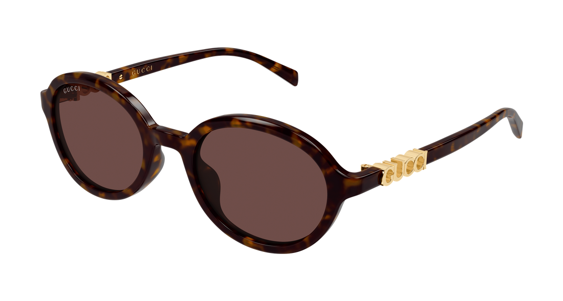Sonnenbrillen gucci gg2033sa 002 havana round/oval/panthos femenino größe 52mm - Hauptansicht