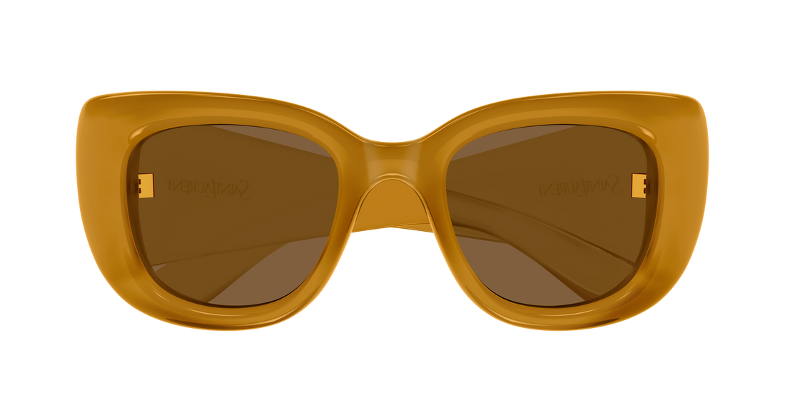 Sunglasses saint laurent sl 903 howl 008 amarillo cat eye femenino size 55mm - Detailed view