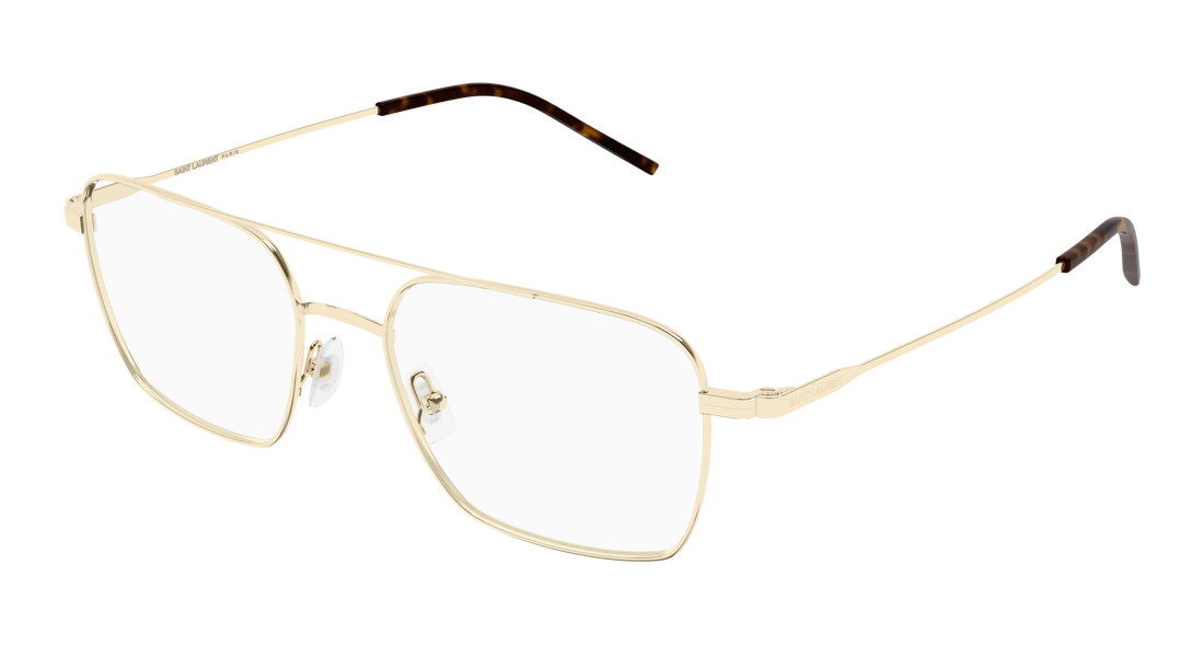 Occhiali da vista saint laurent sl 888 003 dorado pilot/navigator unisex taglia 53mm - Vista principale