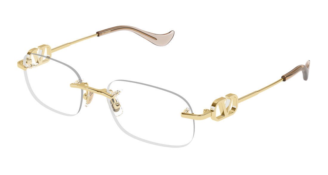 Lunettes de vue valentino vg0034o 002 dorado round/oval/panthos femenino taille 53mm - Vue principale