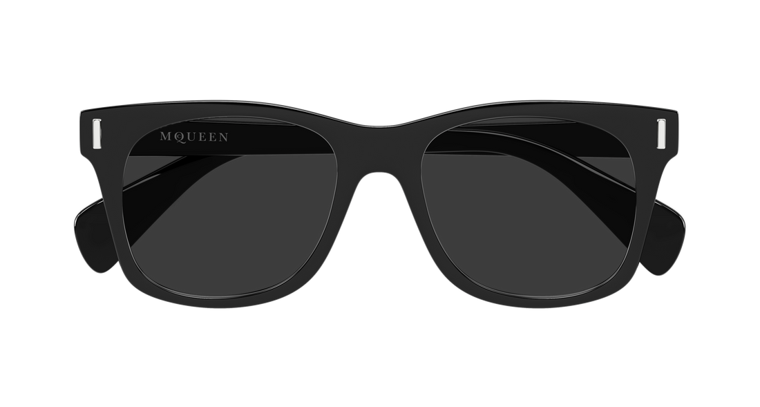 Sunglasses alexander mcqueen am0551s 001 negro rectangular / squared masculino size 52mm - Detailed view