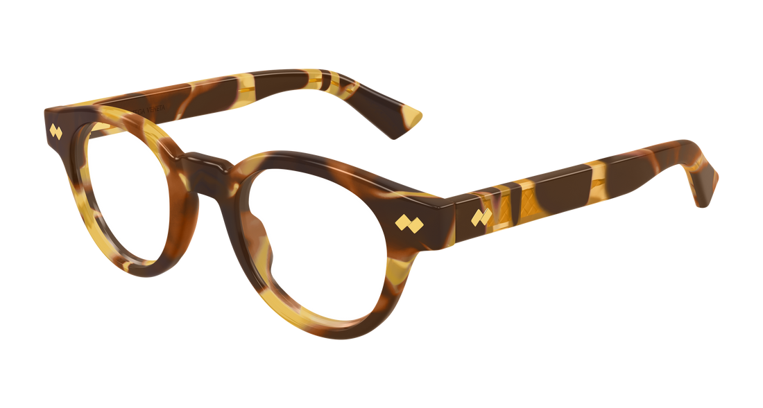 Dioptrijske naočale bottega veneta bv1443o 002 havana round/oval/panthos unisex veličina 45mm - Glavni prikaz