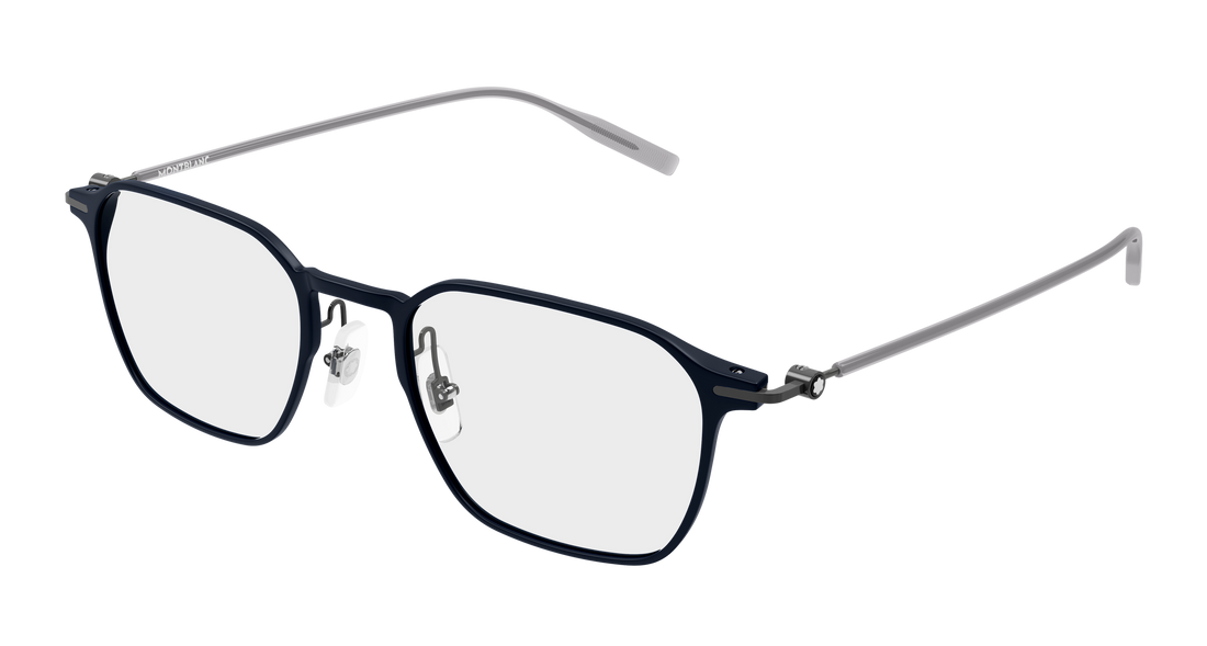 Dioptrijske naočale montblanc mb0504o 004 azul rectangular / squared masculino veličina 51mm - Glavni prikaz
