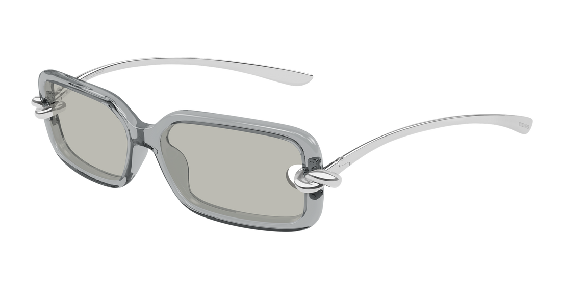 Sonnenbrillen bottega veneta bv1439s 004 gris rectangular / squared femenino größe 56mm - Hauptansicht