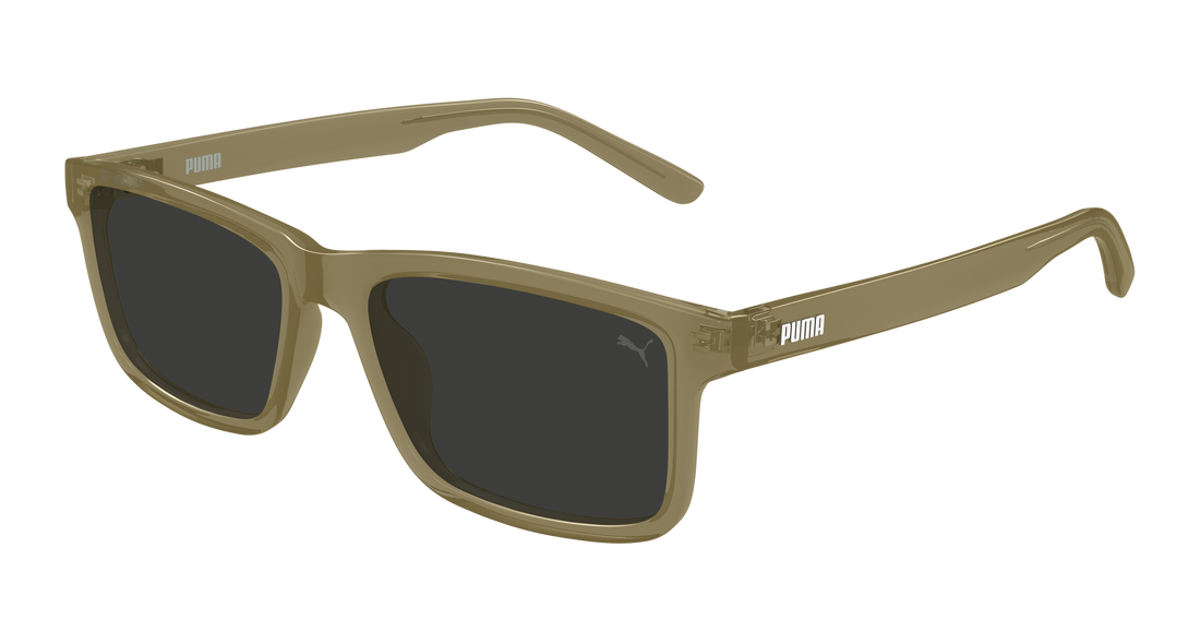 Sunglasses puma pu0544s 004 verde rectangular / squared masculino size 55mm - Main view