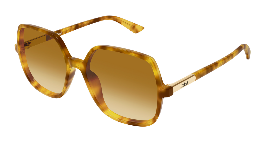 Gafas de sol chloé ch0362s 004 havana geometrical/directional femenino talla 55mm - Vista principal