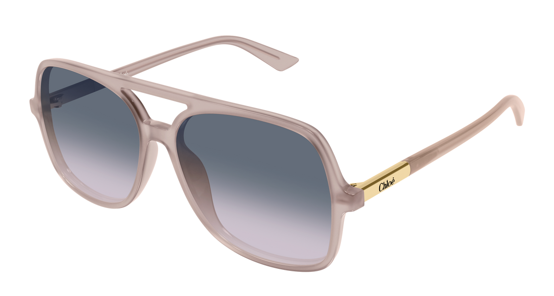 Gafas de sol chloé ch0364s 005 beige pilot/navigator femenino talla 57mm - Vista principal