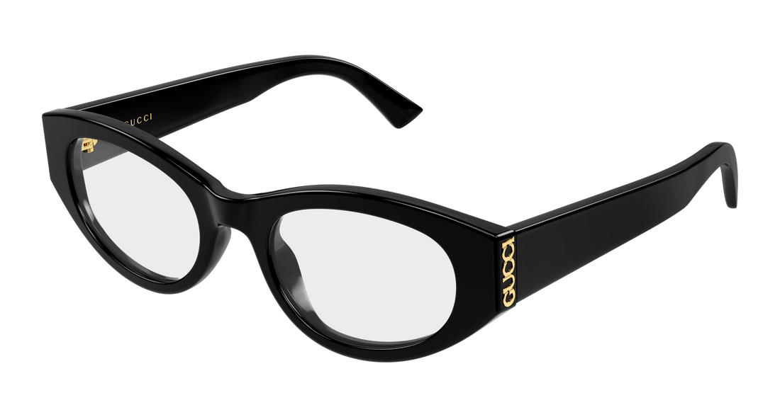 Occhiali da vista gucci gg2041o 001 negro round/oval/panthos femenino taglia 50mm - Vista principale