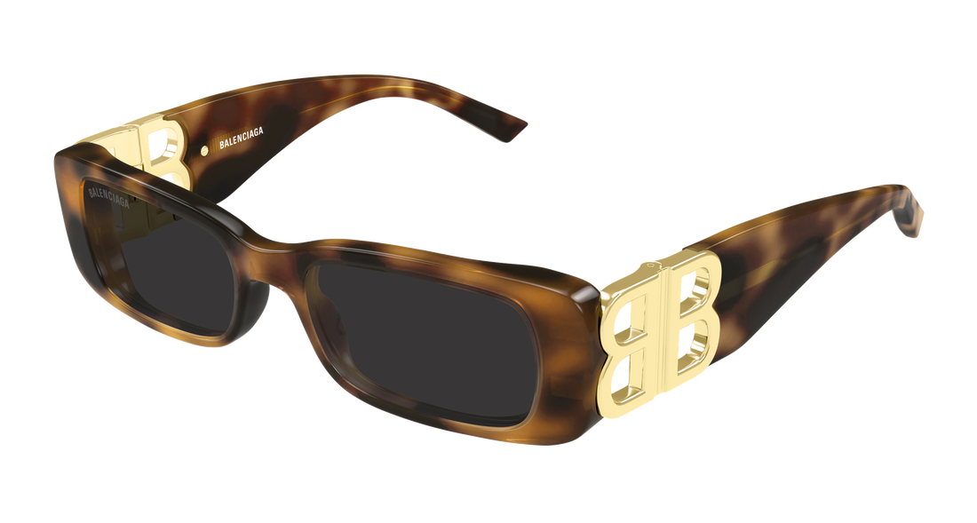 Gafas de sol balenciaga bb0096s 027 havana rectangular / squared femenino talla 51mm - Vista principal