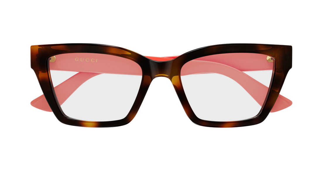 Dioptrijske naočale gucci gg1715o 020 havana cat eye femenino veličina 53mm - Detaljni prikaz