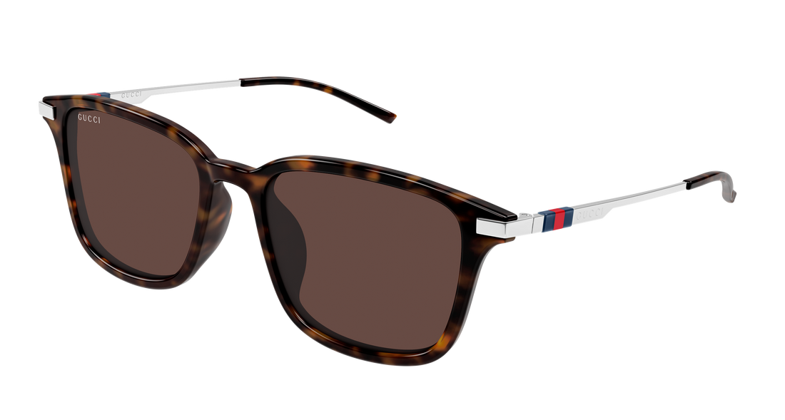 Sunčane naočale gucci gg2246sk 002 havana rectangular / squared masculino veličina 55mm - Glavni prikaz