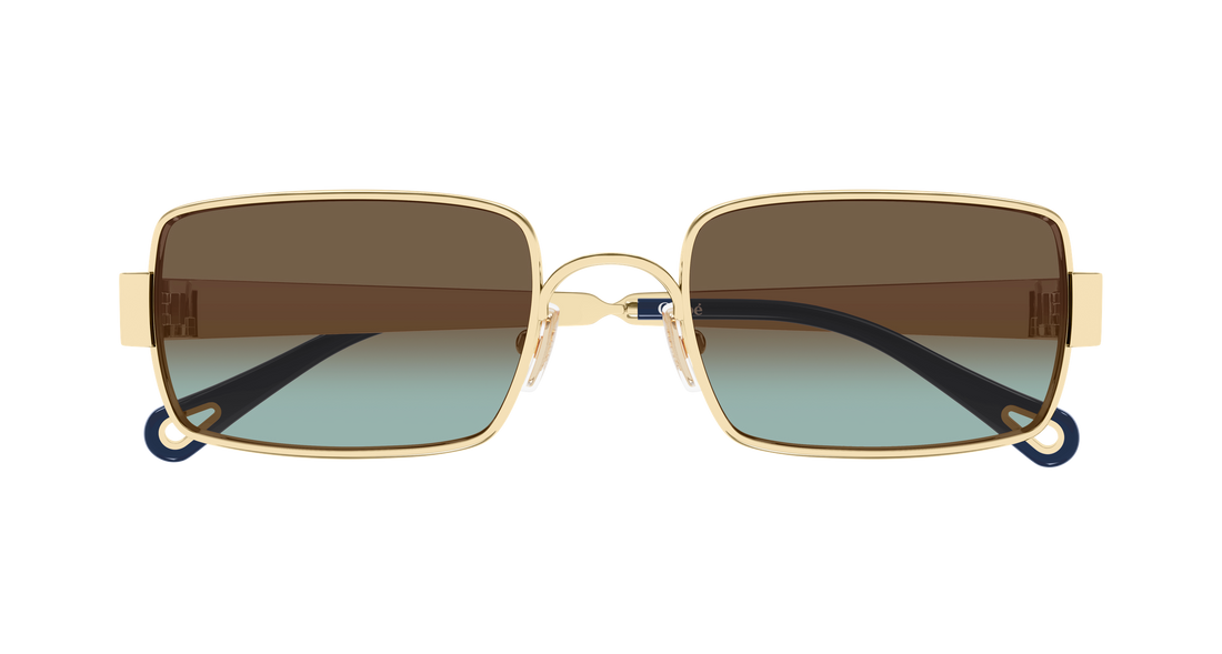 Gafas de sol chloé ch0354s 003 dorado rectangular / squared femenino talla 53mm - Vista de detalle