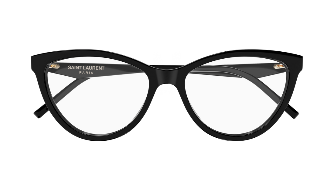 Okulary korekcyjne saint laurent sl m185 001 negro cat eye femenino rozmiar 55mm - Widok szczegółowy