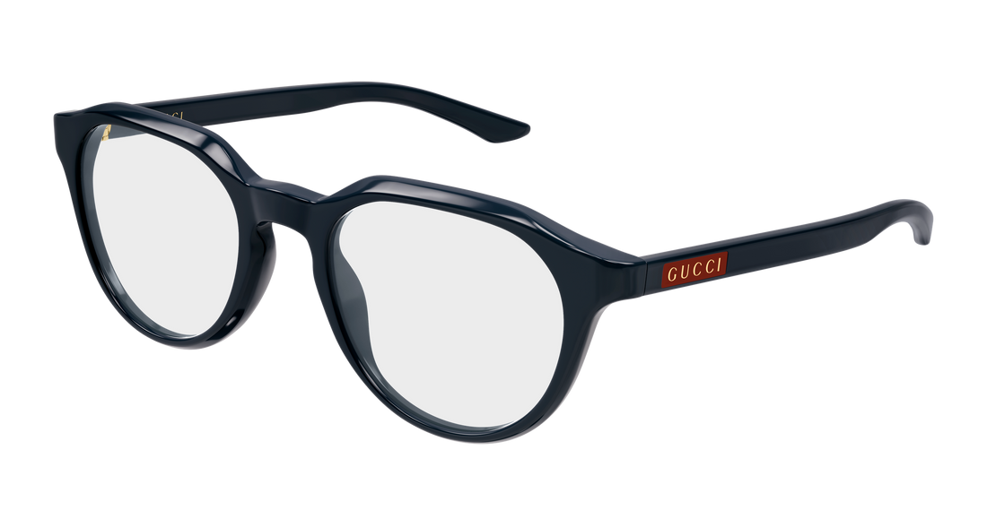 Brillen gucci gg2083o 003 azul round/oval/panthos masculino größe 49mm - Hauptansicht