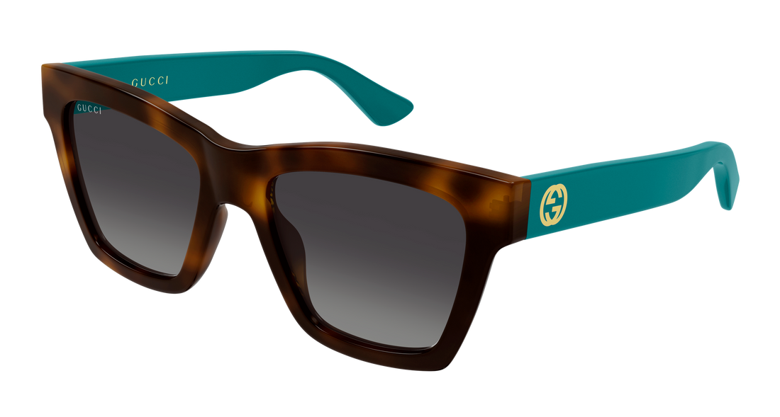 Sunčane naočale gucci gg1714s 011 havana cat eye femenino veličina 54mm - Glavni prikaz