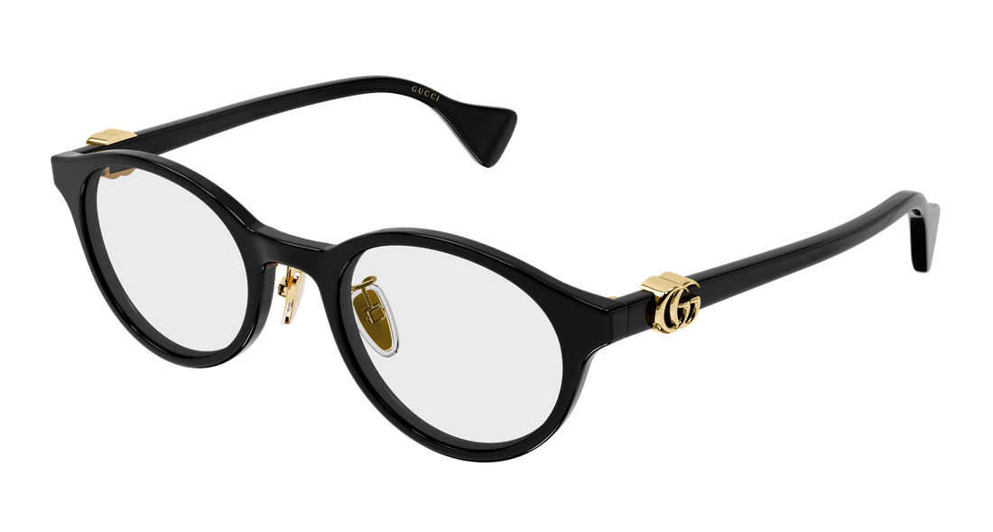 Briller gucci gg2262oj 001 negro round/oval/panthos femenino størrelse 49mm - Hovedvisning
