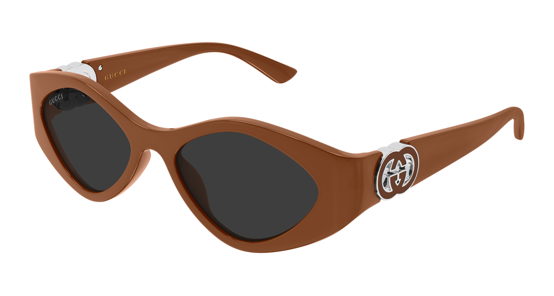 Sunglasses gucci gg2121s 004 marron geometrical/directional femenino size 52mm - Main view