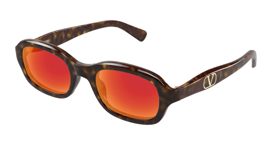 Sunglasses valentino vg0010s 004 havana rectangular / squared femenino size 51mm - Main view