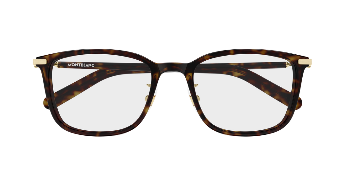Dioptrijske naočale montblanc mb0500oa 002 havana rectangular / squared masculino veličina 53mm - Detaljni prikaz