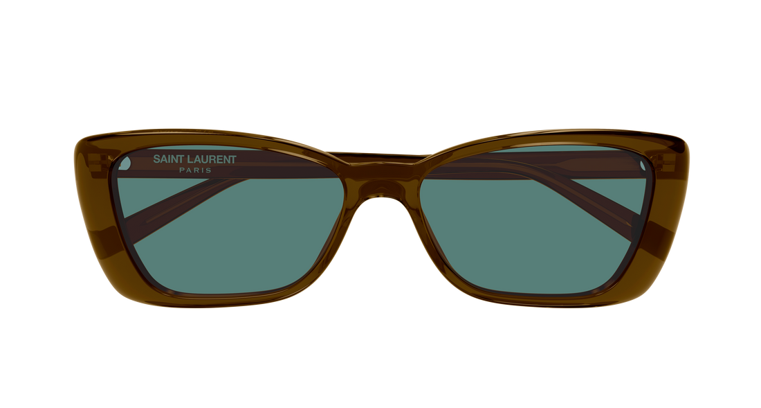 Lunettes de soleil saint laurent sl 943 005 marron rectangular / squared femenino taille 54mm - Vue détaillée