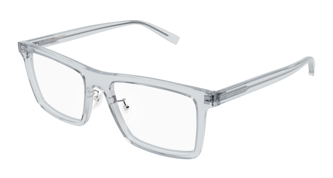 Brillen saint laurent sl 906/f 003 gris rectangular / squared masculino größe 54mm - Hauptansicht