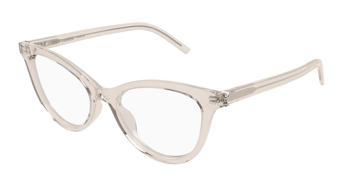 Dioptrijske naočale saint laurent sl m164 010 beige cat eye femenino veličina 53mm - Glavni prikaz
