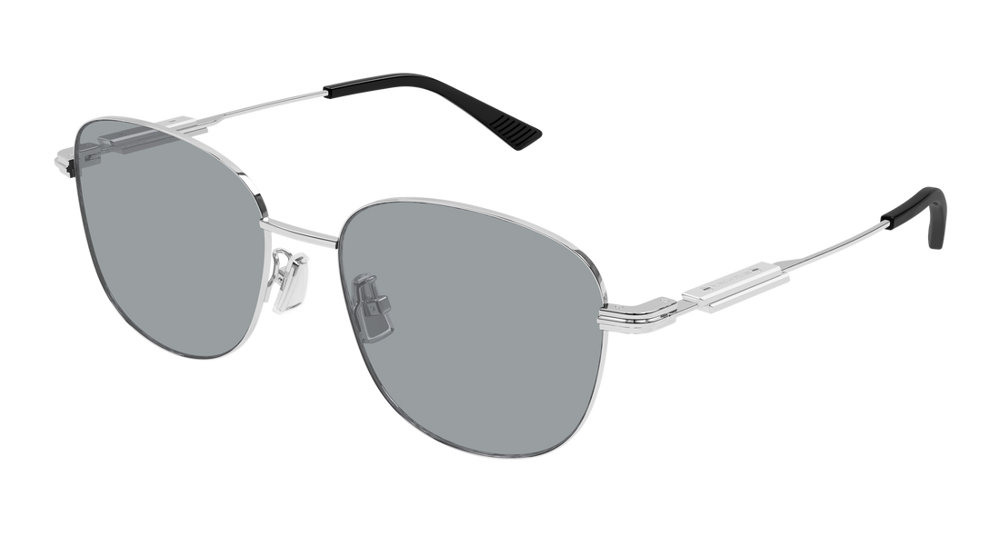 Occhiali da sole bottega veneta bv1517sa 005 plateado round/oval/panthos femenino taglia 56mm - Vista principale
