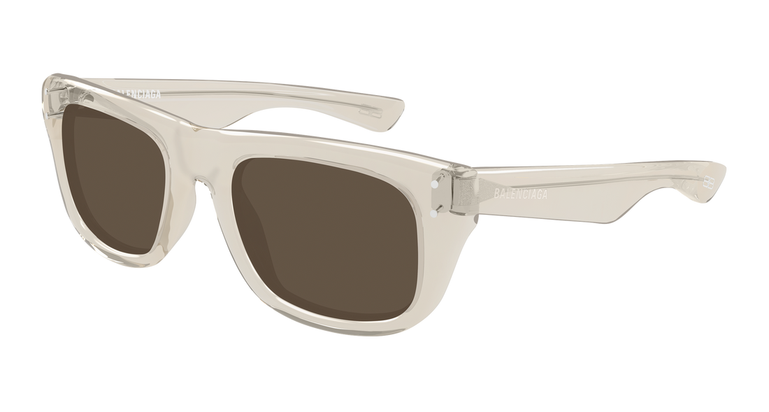 Gafas de sol balenciaga bb0521s 004 beige rectangular / squared masculino talla 53mm - Vista principal