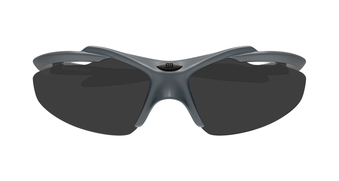 Sunglasses balenciaga bb0464s 006 gris geometrical/directional unisex size 72mm - Detailed view