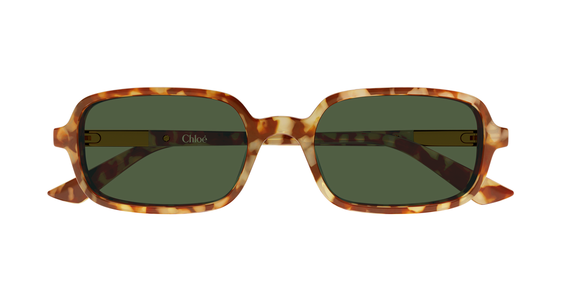 Gafas de sol chloé ch0363s 003 havana rectangular / squared femenino talla 53mm - Vista de detalle