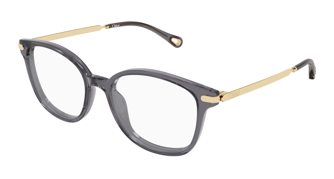 Óculos graduados chloé ch0359o 001 gris rectangular / squared femenino tamanho 53mm - Vista principal