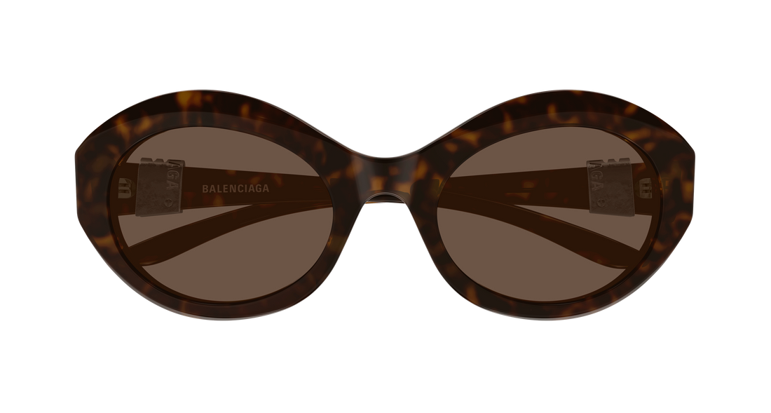 Sunglasses balenciaga bb0460s 002 havana round/oval/panthos femenino size 57mm - Detailed view