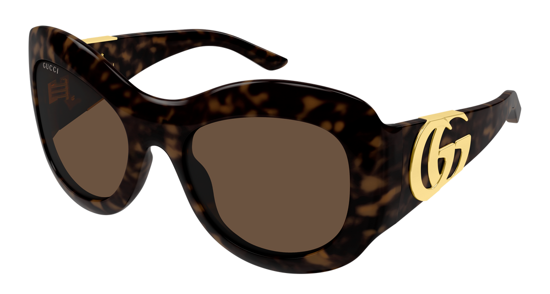 Lunettes de soleil gucci gg2275s 002 havana butterfly femenino taille 58mm - Vue principale