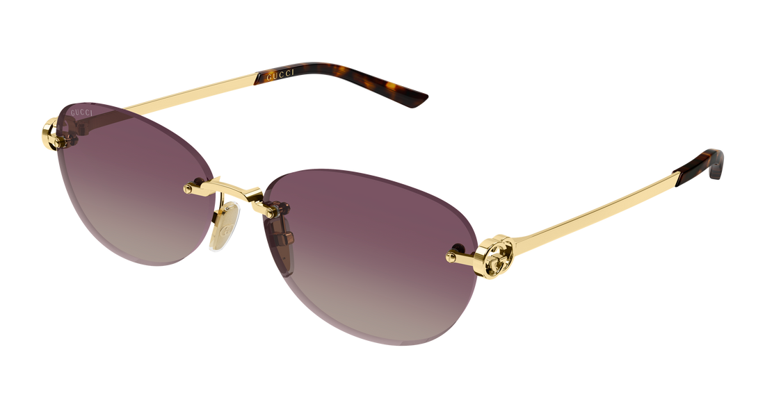 Sunčane naočale gucci gg2230sa 003 dorado round/oval/panthos femenino veličina 59mm - Glavni prikaz