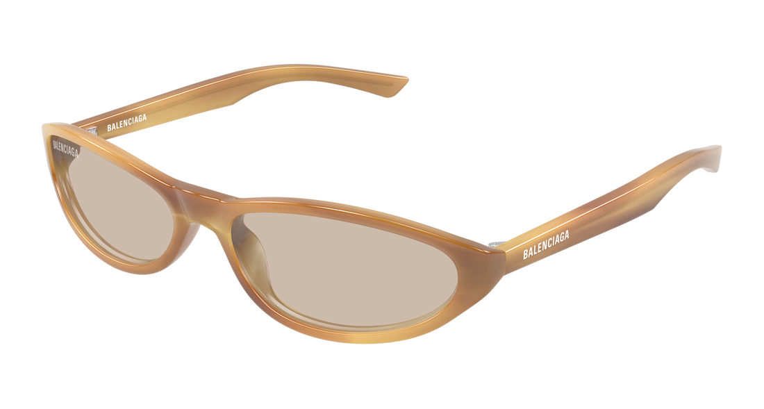 Gafas de sol balenciaga bb0007s 017 havana round/oval/panthos unisex talla 59mm - Vista principal