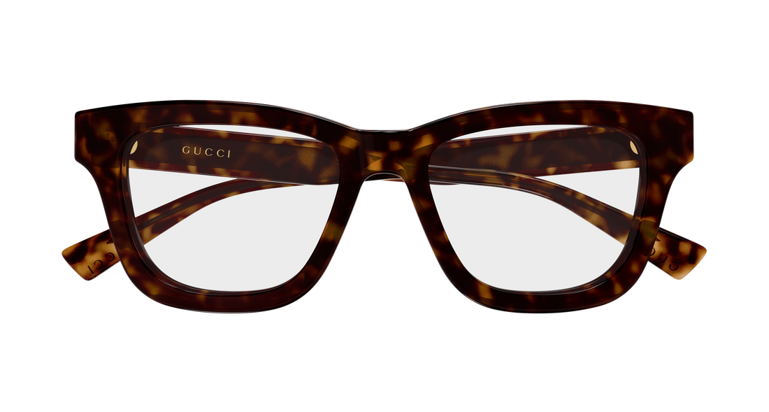 Occhiali da vista gucci gg2066o 002 havana cat eye femenino taglia 49mm - Vista dettagliata