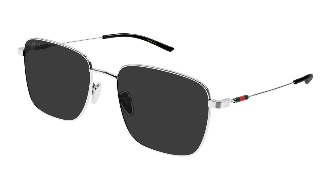 Sonnenbrillen gucci gg2097sk 001 plateado rectangular / squared masculino größe 58mm - Hauptansicht