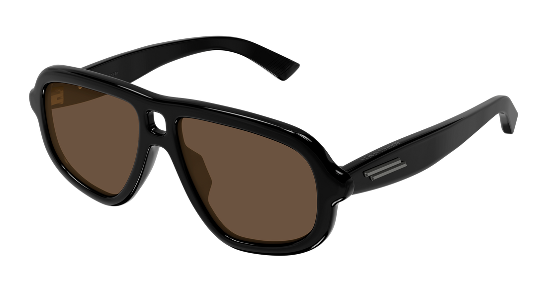 Sunčane naočale bottega veneta bv1494s 001 negro pilot/navigator unisex veličina 53mm - Glavni prikaz