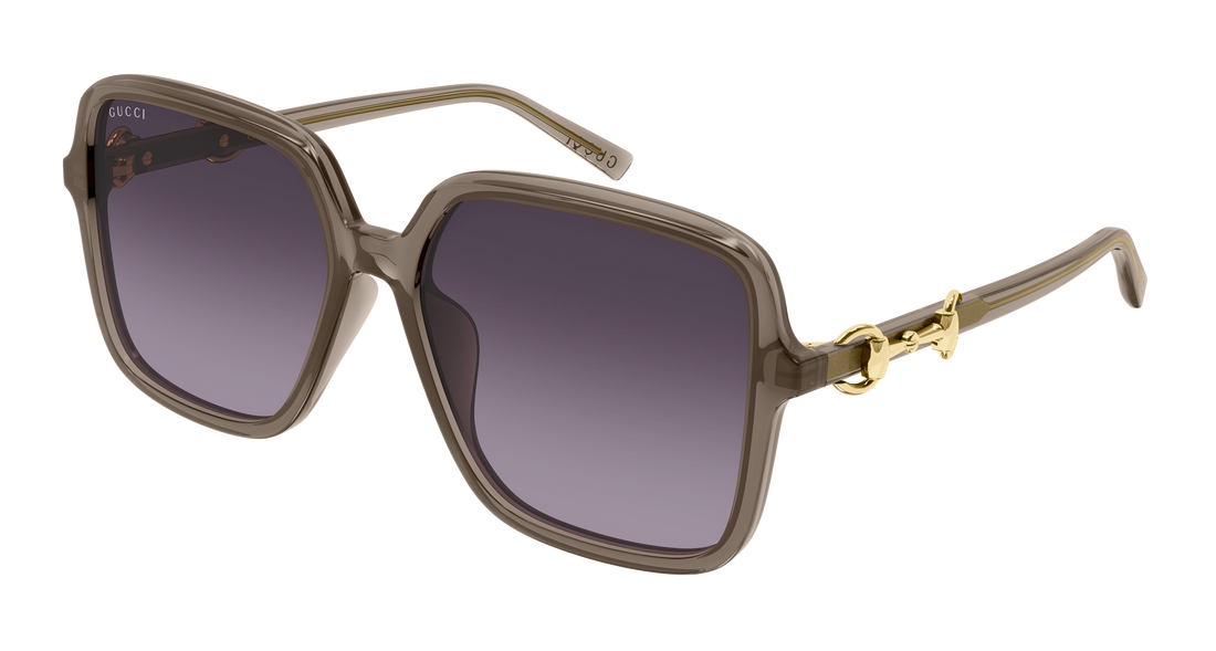 Sunčane naočale gucci gg2219sa 004 marron butterfly femenino veličina 59mm - Glavni prikaz
