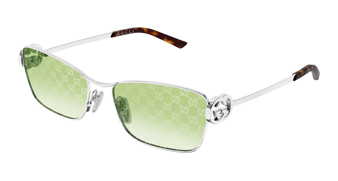 Occhiali da sole gucci gg2045s 004 plateado cat eye femenino taglia 58mm - Vista principale