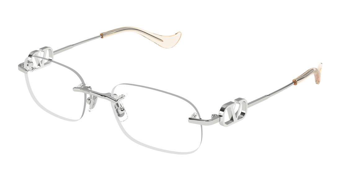 Lunettes de vue valentino vg0034o 001 plateado round/oval/panthos femenino taille 53mm - Vue principale