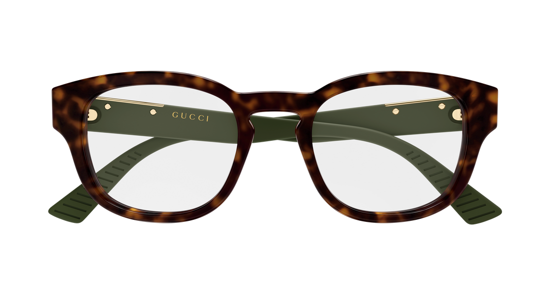 Occhiali da vista gucci gg2090o 004 havana round/oval/panthos masculino taglia 50mm - Vista dettagliata