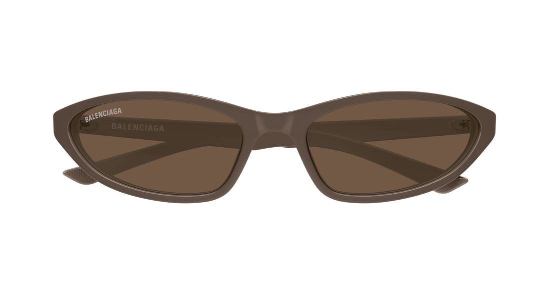 Lunettes de soleil balenciaga bb0402s 008 marron round/oval/panthos femenino taille 59mm - Vue détaillée