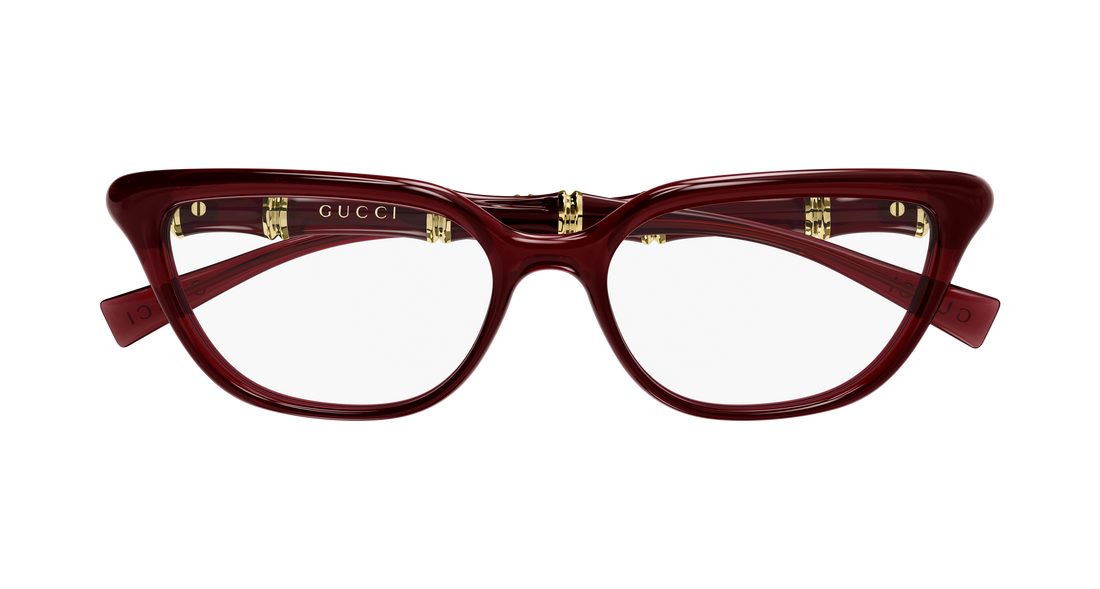 Occhiali da vista gucci gg2060o 003 rojo geometrical/directional femenino taglia 53mm - Vista dettagliata
