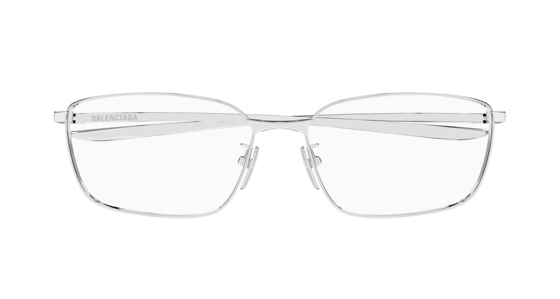 Gafas graduadas balenciaga bb0497oa 001 plateado rectangular / squared masculino talla 60mm - Vista de detalle