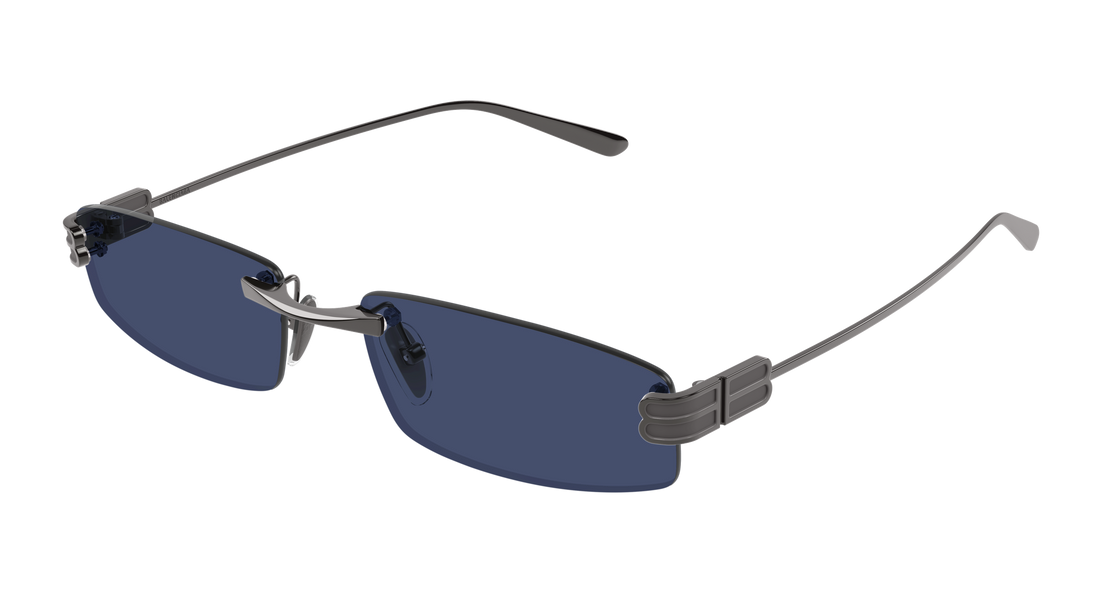 Gafas de sol balenciaga bb0488s 010 plateado rectangular / squared masculino talla 57mm - Vista principal