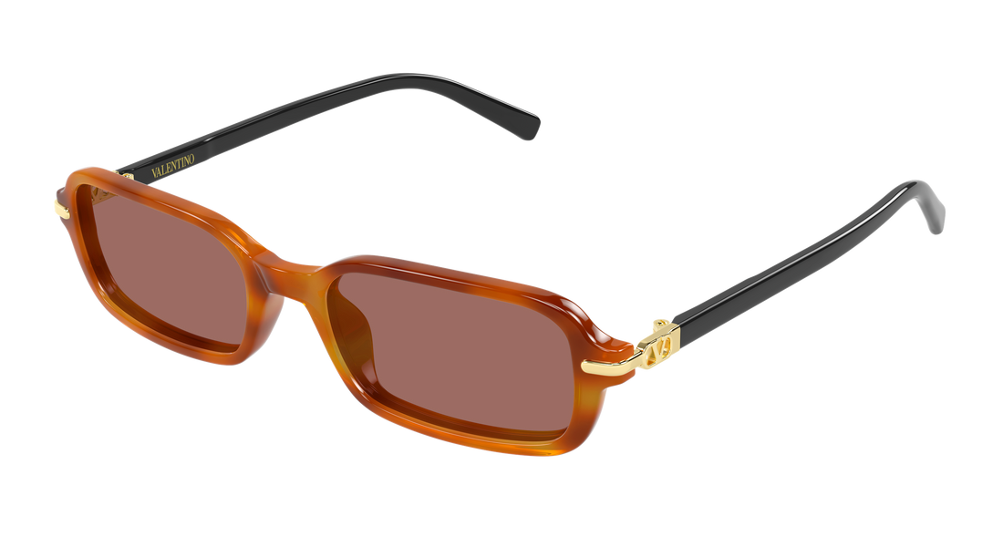 Sunčane naočale valentino vg0047s 004 havana rectangular / squared femenino veličina 52mm - Glavni prikaz
