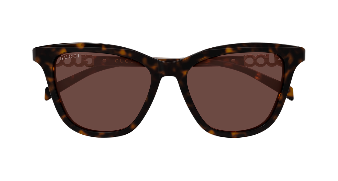 Solglasögon gucci gg2032s 002 havana cat eye femenino storlek 52mm - Detaljvy