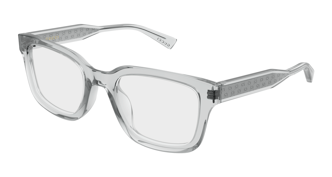 Occhiali da vista gucci gg2071ol 005 gris rectangular / squared masculino taglia 52mm - Vista principale