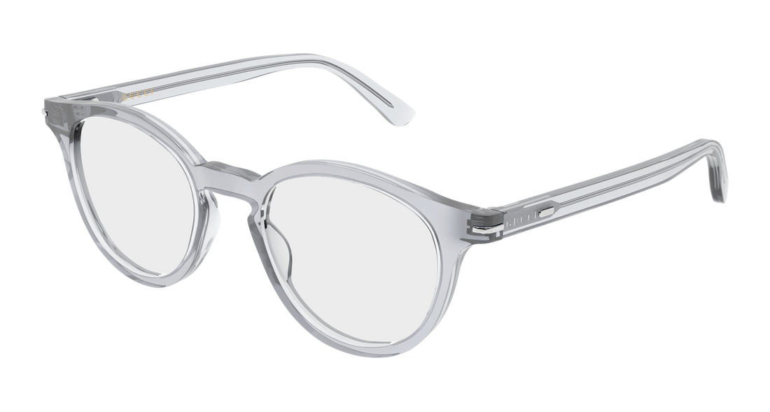 Occhiali da vista gucci gg1727o 006 gris round/oval/panthos masculino taglia 48mm - Vista principale